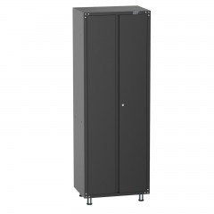 UltraTools 675mm x 465mm x 1870mm Black Workshop Garage 2 Door Storage Cabinet				