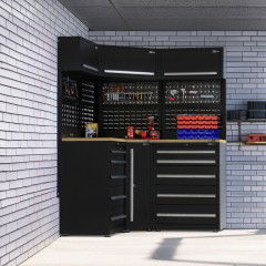 UltraTools 1550/1550mm x 550mm x 2025mm Economy Modular Garage & Workshop Storage Cabinet System