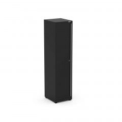 UltraTools 500mm x 550mm x 2020mm Economy Black Workshop Garage Single Door Standing Storage Cabinet