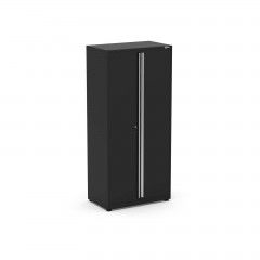 UltraTools 900mm x 550mm x 2025mm Economy Black Workshop Garage 2 Door Standing Storage Cabinet