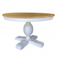 French Provincial 120cm Pedestal Round Dining Table