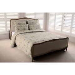French Furniture Provincial Bed Frame in Natural Oak King Size
