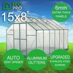 EcoPro 6mm Greenhouse 15 x 8ft