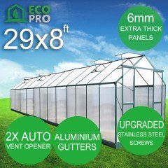 29 x 8ft EcoPro 6mm Greenhouse