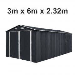 Garden Shed  3m x 6m x 2.32m Outdoor StorageTool Workshop