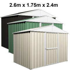 Garden Shed 2.60m x 1.75m x 2.4m Gable Roof 
