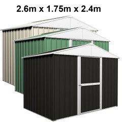 Garden Shed 2.60m x 1.75m x 2.4m Gable Roof 