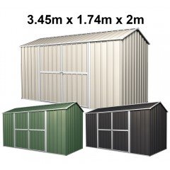 Garden Shed 3.45m x 1.74m x 2m Gable Roof