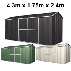Garden Shed 4.30m x 1.75m x 2.4m