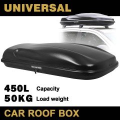 Car Roof Box Rack Luggage Cargo Pod 450L 50KG Universal fit