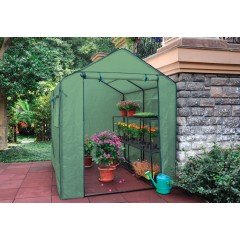 EcoPro 180x250x220cm Extra High Walk in Tunnel Greenhouse PE Cover Plant Garden Shade