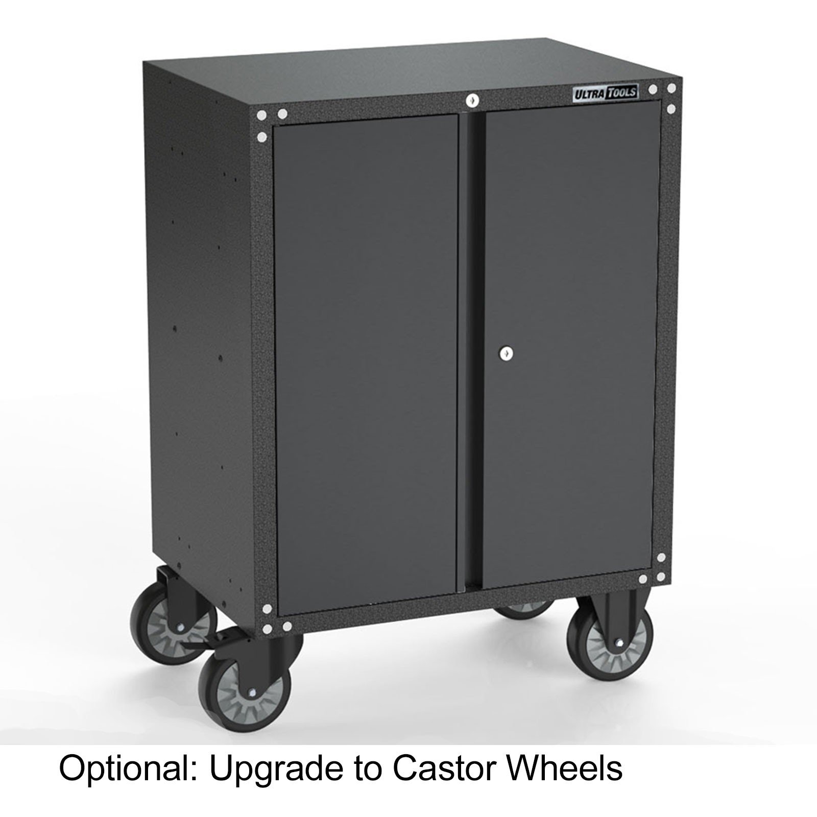 Shop UltraTools 2704mm x 500mm x 1870mm Black Garage Storage