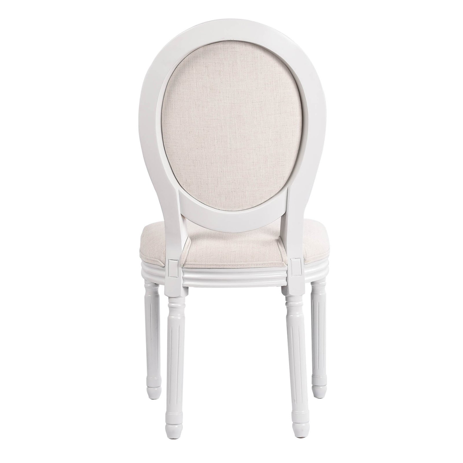 Shop Louis Dining Chair Set of 2 French Provincial Upholstered White ...